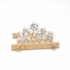 Delicate Women Wedding Bridal Pearl Flower Crystal Rhinestone Headwear Hair Clips Hair Pin