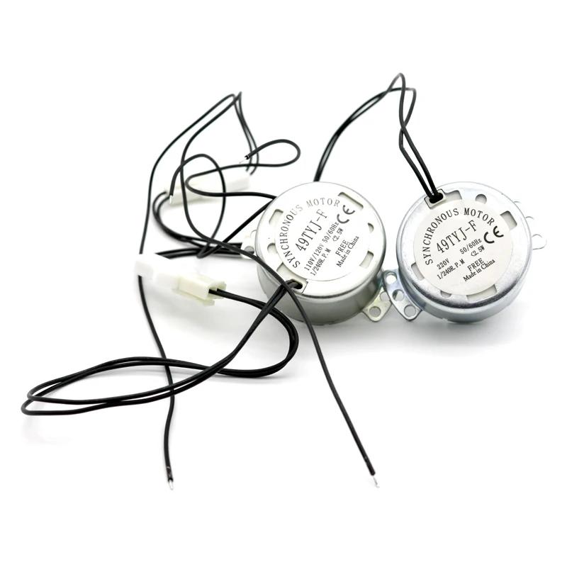 AC 220/110V Motor 1/240 Rpm Automatic Egg Turning Motor Mini Incubator Synchronous Motor Hatching Supplies Farm Animal Equipment