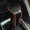 Auto Leder Schalthebelknauf Abdeckung für Mazda 3 Axela Atenza CX-5 CX3 CX-3 CX5 2015- AT Schaltkopf Manschetten Handbremsabdeckungen
