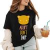 AdoptDon'TShopCatAnimalRescueTShirt Classic-Premium-Heavyweight Crewneck T-Shirt, Sweatshirt Hoodie Tanktop for Women Black