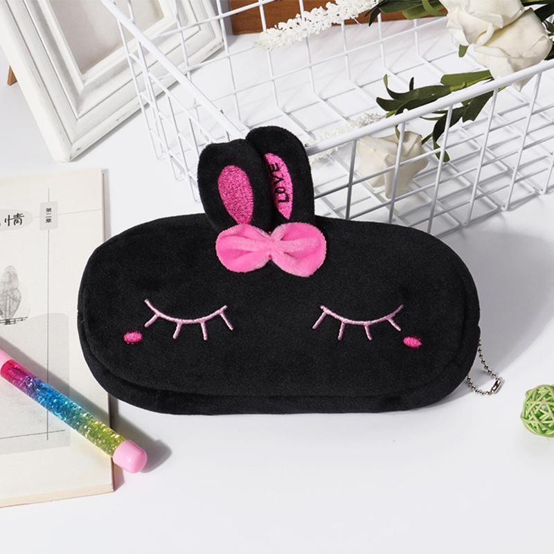 1 PCS 20CM Kawaii Cartoon Animals Plush Pouch Pencil Case Bag Key Chain Coin Purse Wallet Case Pouch Bag School Supplies Gift