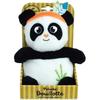 INDIAN PANDA Hot Water Bottle Plush Toy - JEMINI - H 21 Cm - White and Black - Baby