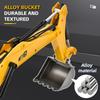 Remote Control Excavator and Bulldozer Toy, 15 Channel Construction Vehicles with Lights Sounds 3
