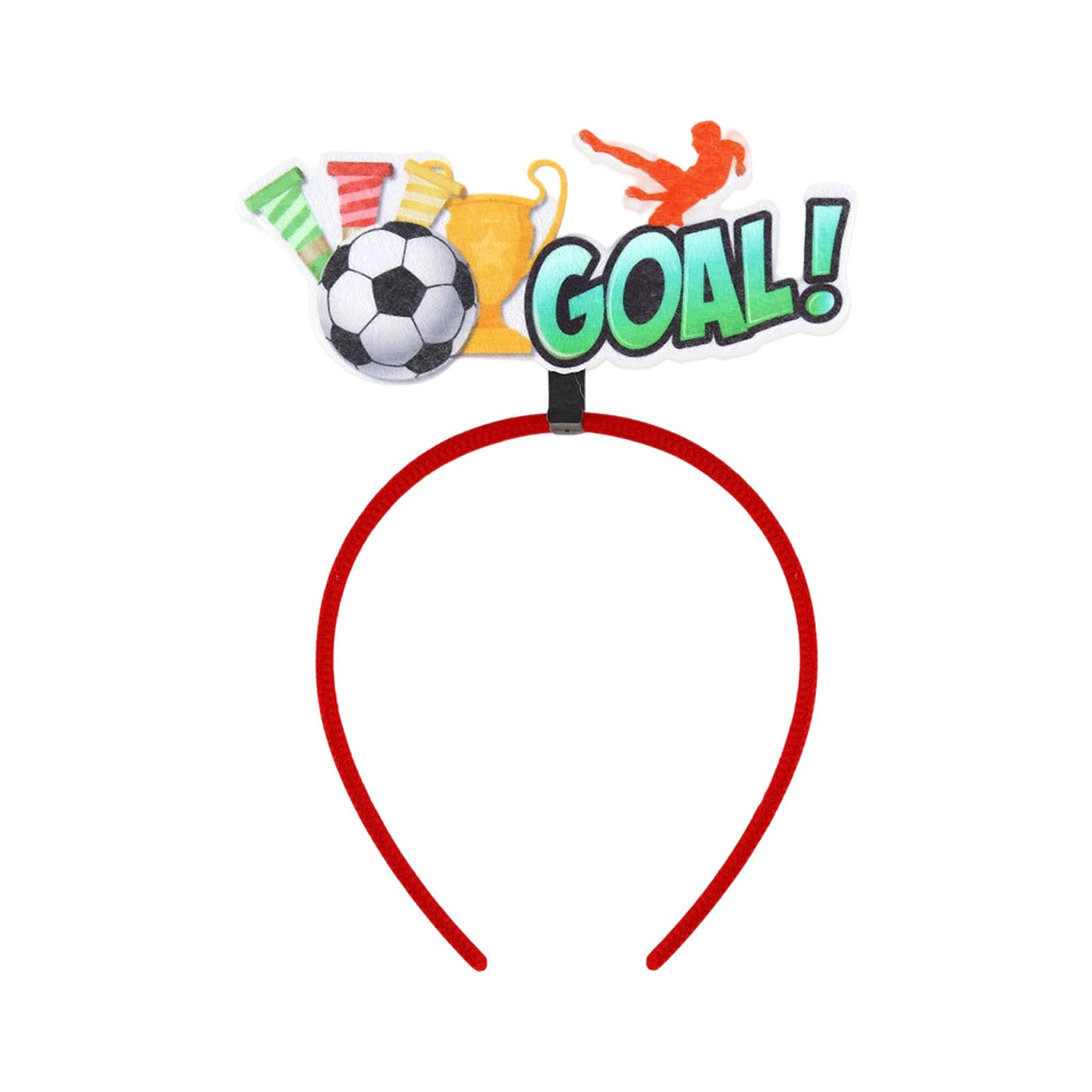 Football Birthday Party Decoration Cheering Headpiece  Football Watching Party Props