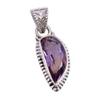 Natural Ametrine Gemstone Handmade 925 Solid Sterling Silver Pendant 1.25" B6Y07