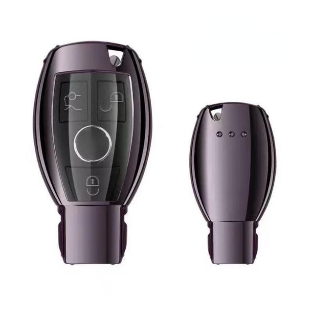 PC+TPU Car Remote Key Fob Full Cover Case Holder for Mercedes Benz A B C E S CLS CLK CLA SLK W203 W205 W210 W211 AMG Accessories