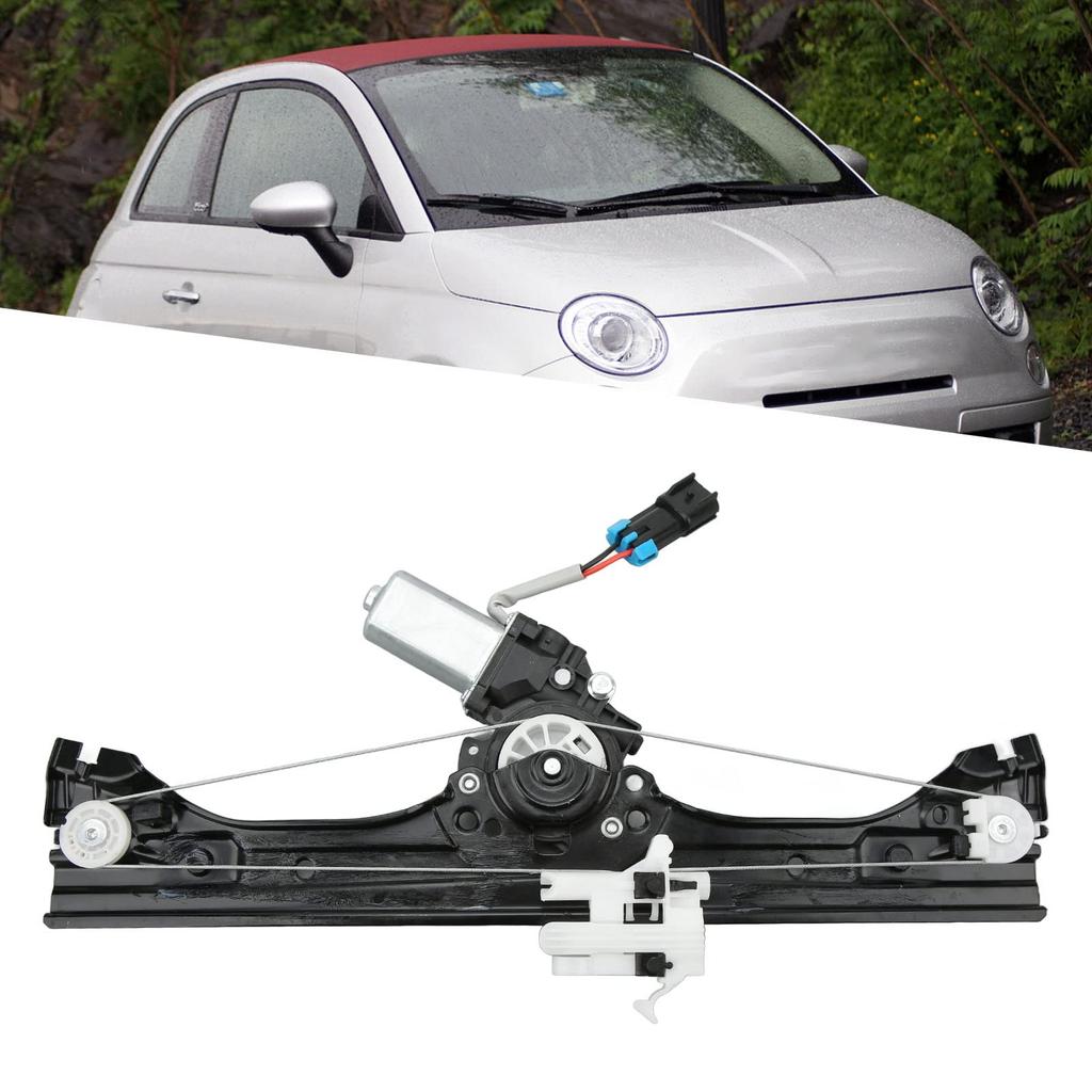 Automotive Interior Window Regulator Assembly Front Right Passenger Side 68070266Ad Replacement for Fiat 500