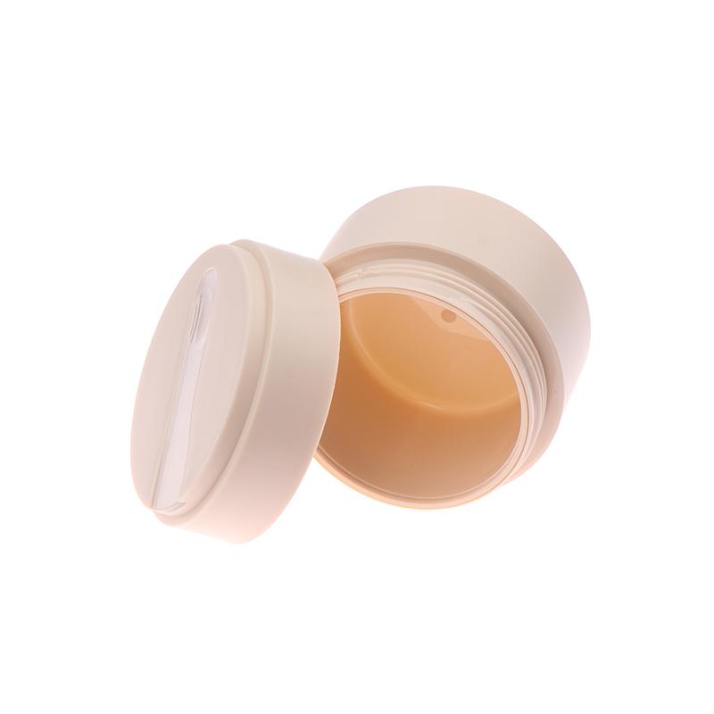 100G Empty Face Cream Jar With Spoon Frosted Plastic Lotion Bottle Mask Jar Cosmetic Packaging Container