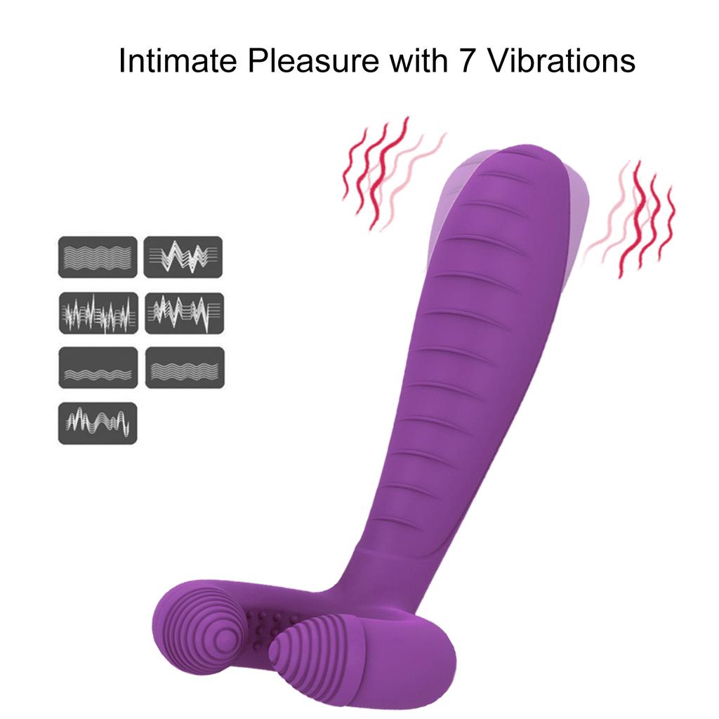 Silicone Vagina Massager Penis G-Spot Clitoris Stimulator 7 Vibration Modes Adult Sex Toys for Women Masturbation Couple Flirting USB Rechargeable