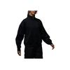 Jordan Solid Color High Collar Loose Pullover Long Sleeve Sweatshirt Women Tops Black FD7222-010