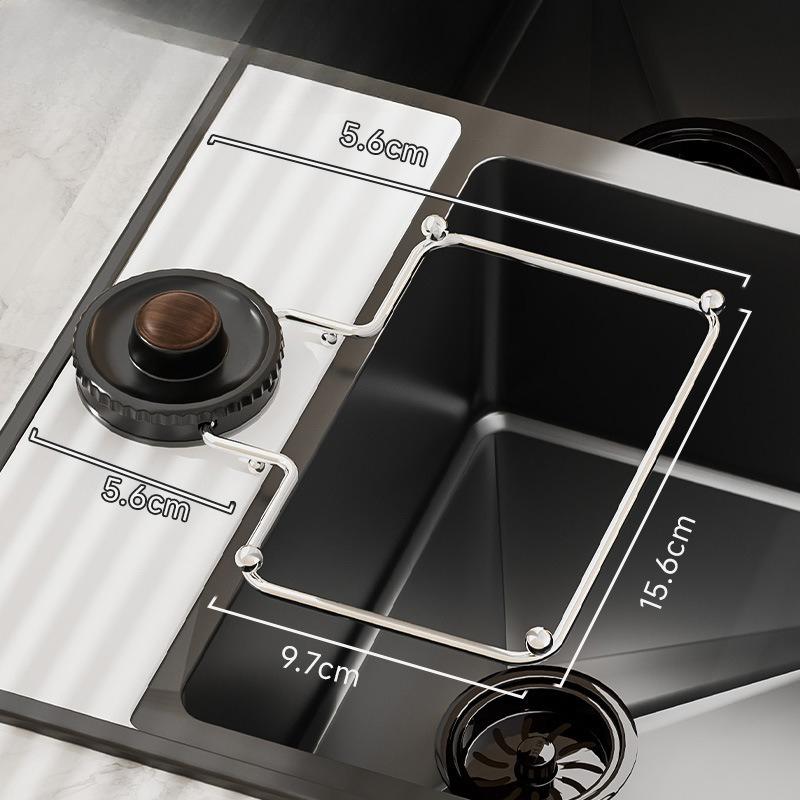 

Тип присоски Сетчатая рамка для фильтра кухонной раковины для остатков пищи, Раковина для мытья посуды против засорения, Сетчатая рамка для слива кухонных отходов Walnut - Draining rack