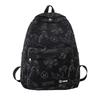 School season student backpack graffiti couple backpack large capacity junior high school campus bag