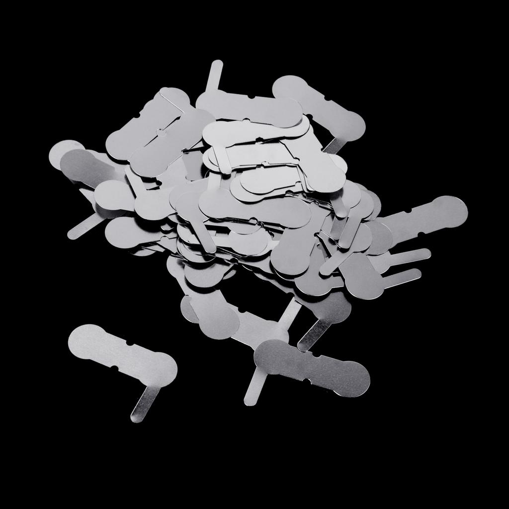 200Pcs/set Nickel Sheets Long Battery Spot Welding Machine Welder Washers Nickel Plated Steel Strap Strip Sheets