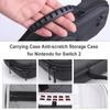 Carrying Case Shockproof Portable Storage Bag Anti-scratch Storage Case Organizer Bag for Nintendo for Switch 2 Accessories