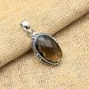 Smoky Topaz Gemstone Handmade 925 Solid Sterling Silver Jewelry Pendant For Wedding Gift