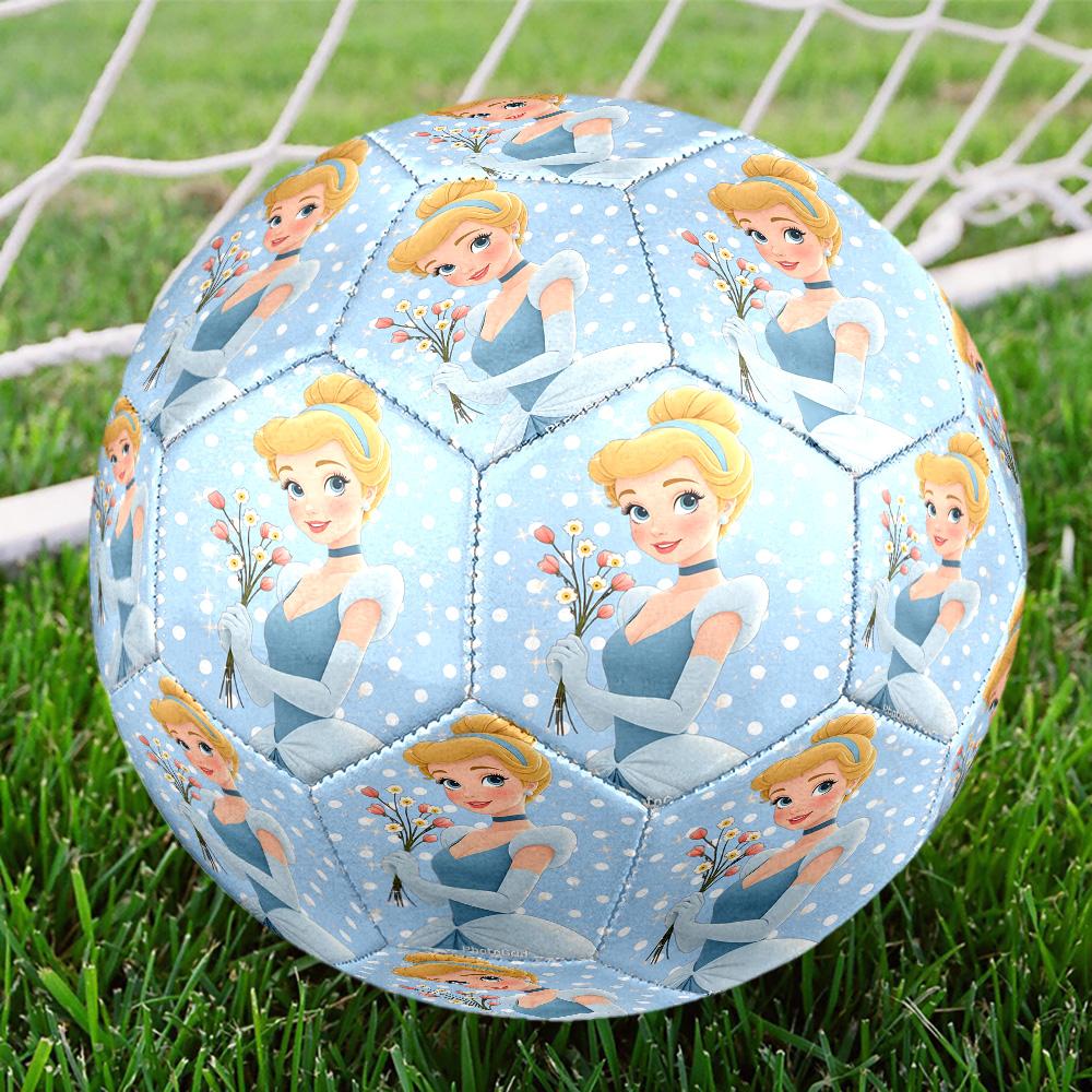 1PC Cartoon Princesse Size 5 Soccer Balls, High-Quality, Anti-Slip, Protective Football, a Unique Gift Suitable for Birthdays, Christmas
