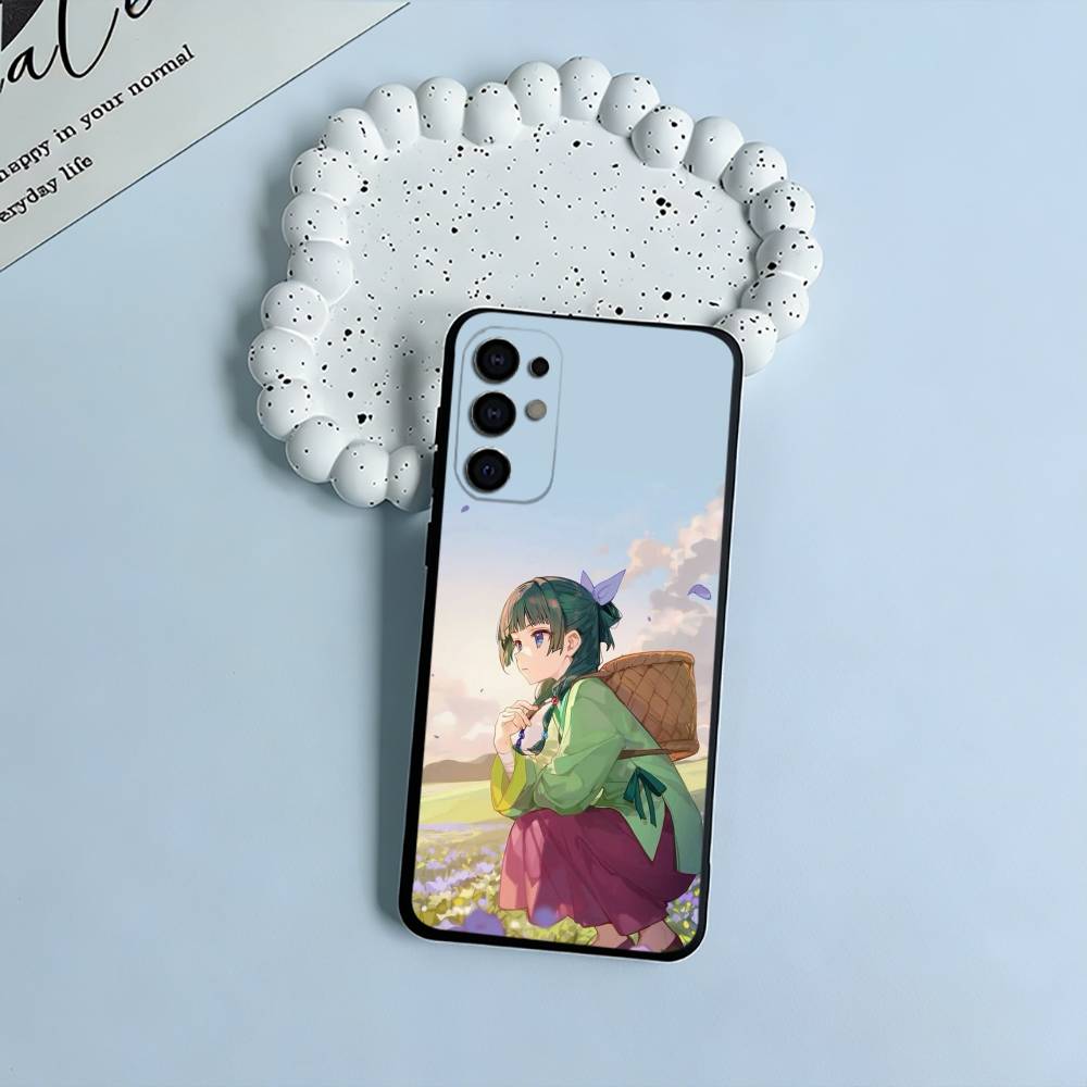 T-The Apothecary Diaries-Popular anime Black Soft Silicone Phone Case for Samsung S25, S24, S21, S22, S23, S30, S20, Plus, Lite