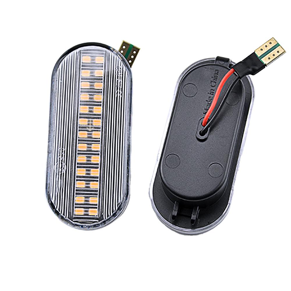 Dynamic Flowing LED Side Marker Turn Signal Light For VW Transporter T5 Polo Golf 3 4 Passat B5 Sharan Lupo Bora Multivan