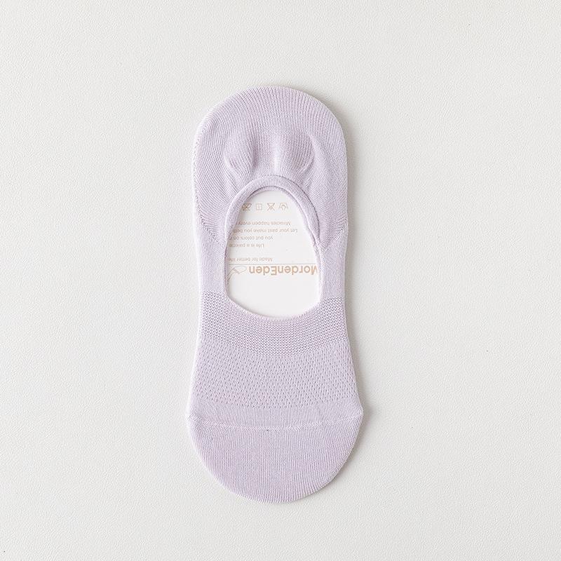 Socks, Boat Socks, Women's Pure Cotton Non-dropping Heels, Women's Summer Thin Women's Socks, Boneless Net, Shallow Eye, Invisible Socks