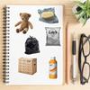 50 Cartoon Ins Style Milk Cookies Doodle Stickers Decorative Suitcase Water Cup Guitar Waterproof DIY