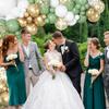 Sage Green Balloons Garland White Gold Confetti Balloon Arch Kit Baby Shower Birthday Party Wedding Graduation Decoration Globos
