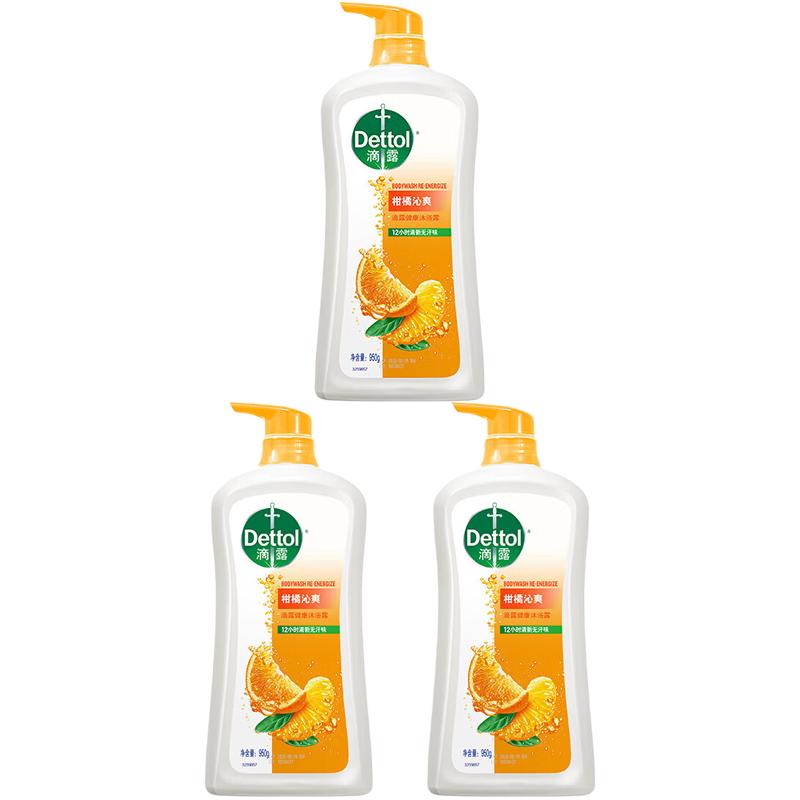 

Dettol Citrus Refreshing Shower Gel 3-Pack