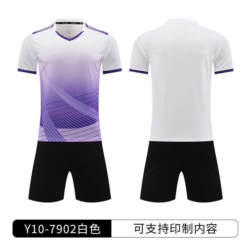 Kids Soccer Jersey Set Quick Dry Short Sleeve Training Kit Boys Girls Football Practice Match Uniform