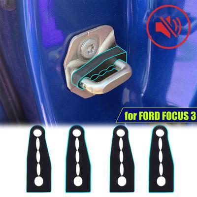 Car Door Lock Sound Deadener Damper Buffer For Ford Focus 3 Kuga 2 Escape Edge Rattling Screaks Quiet Noise Deaf Soundproofing