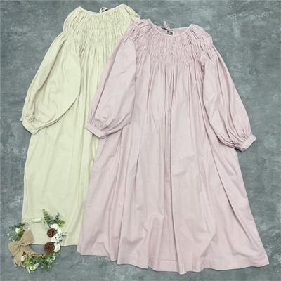 Robe Japonaise à Lacets pour Femmes Printemps Été Ample Plissée à Nouer Robes Décontractées Polyvalentes