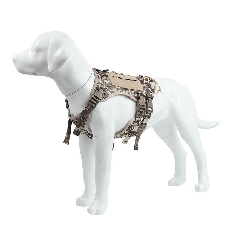 Water-Repellent Tactical Dog Harness & Leash for Medium/Large Dogs