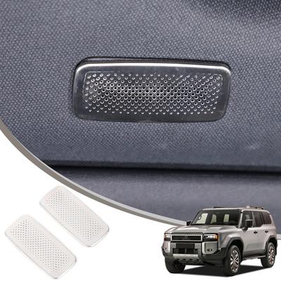 METYOUCAR Toyota Land Cruiser 250 Land Cruiser 250 Exclusive Speaker Cover Roof Speaker Cover Front Roof Speaker Grill Stainless Steel Material Paste