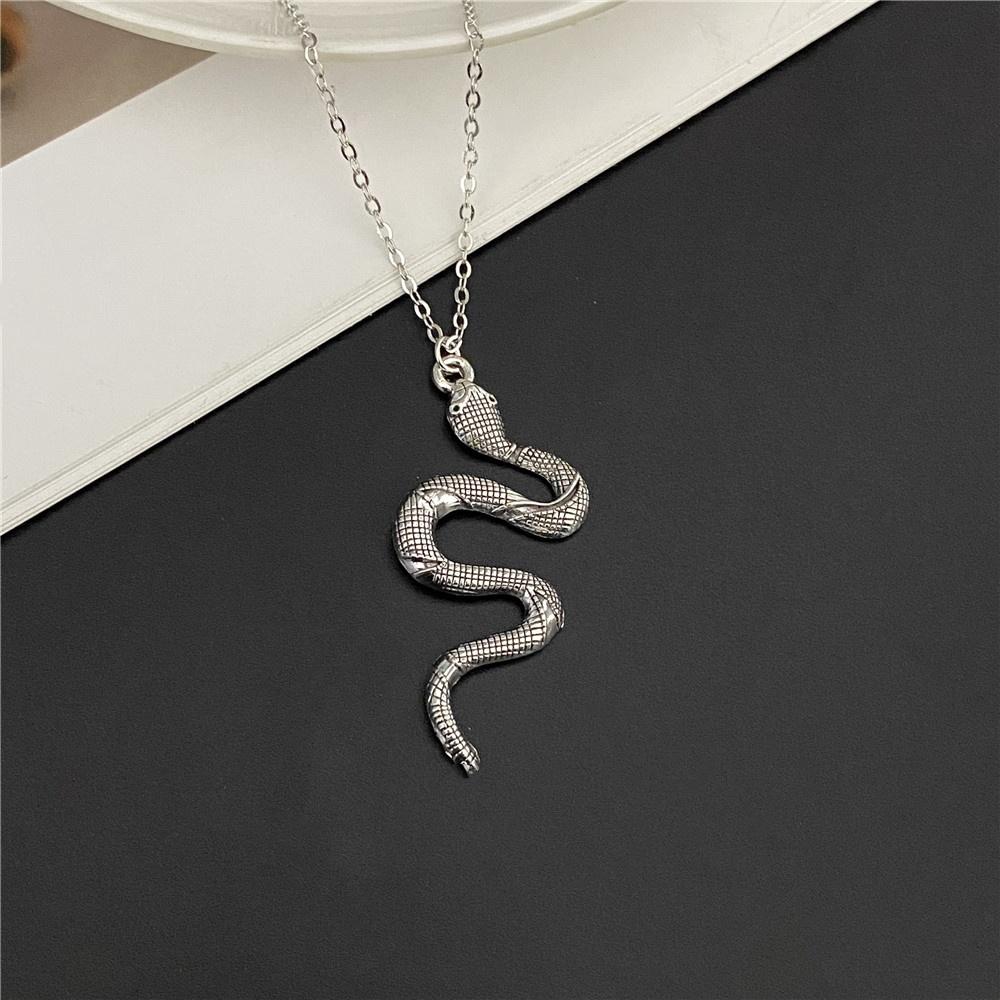 Men Necklace New Fashion Statement Male Female Necklace Rose Cross Spider Snake Pendant Pu Leather Chain Neck Zircon Wholesale