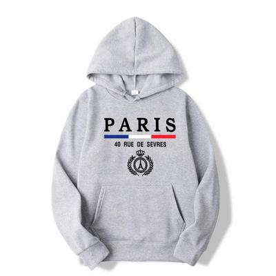 Heren Herfst Winter Trui met Lange Mouwen PARIJS Hooded Hip hop street hoodies 2024 Casual mode hoodie voor mannen en vrouwen