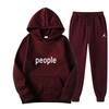 2025 A/W Unisex Hoodie Sweater Set met Kangoeroezak & Joggingbroek