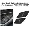 For Rhd Mercedes Car Lhd Benz C Eqc Glc V Class W205 N293 W253 W447 Interior Central Door Lock Unlock Switch Button Cover