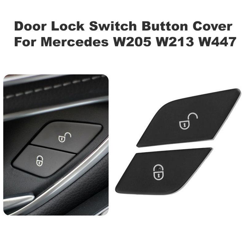 For Rhd Mercedes Car Lhd Benz C Eqc Glc V Class W205 N293 W253 W447 Interior Central Door Lock Unlock Switch Button Cover