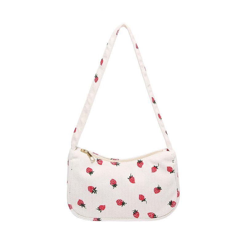 Literary and Versatile Girl's Armpit Bag, Casual Student's Simple Small Fresh Commuter Bag, Shoulder Bag