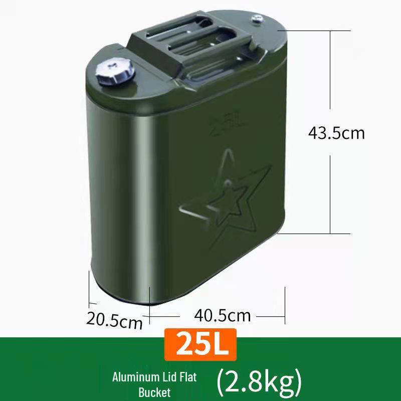 Tinplate Metal Gasoline Can 10L/20L/30L Square Fuel Tank Iron Drum for Car Diesel
