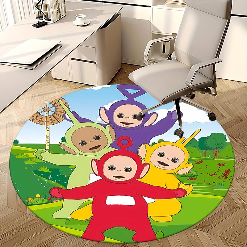 Teletubbies, Chair mat Round Rug Office carpet, Non slip, Suitable for Living Rooms, Bedrooms decor.1205120a