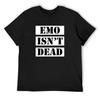 EMO ISN'T DEAD T-Shirt Blanks Plus Size Clothes Shirts Graphic Tees Cheap Stuff Plain T Shirts Men