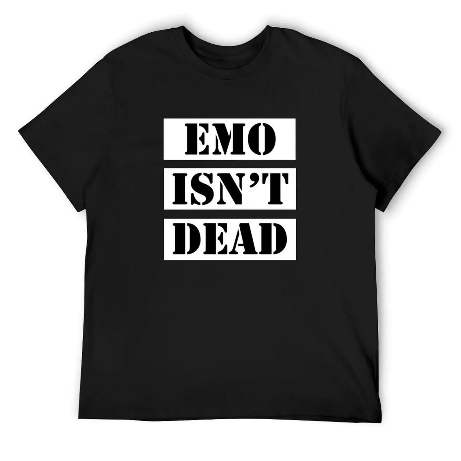 

EMO ISN T DEAD T-Shirt blanks plus size clothes shirts graphic tees cheap stuff plain t shirts men XXXXXL різнокольоровий