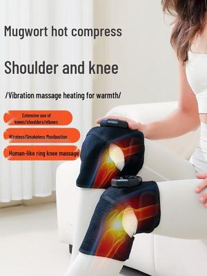 Electric Heated Knee Massager with Moxibustion Therapy