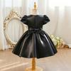 High-End Champagne Princess Dress for Girls - Stylish Flower Girl and Birthday Evening Gown