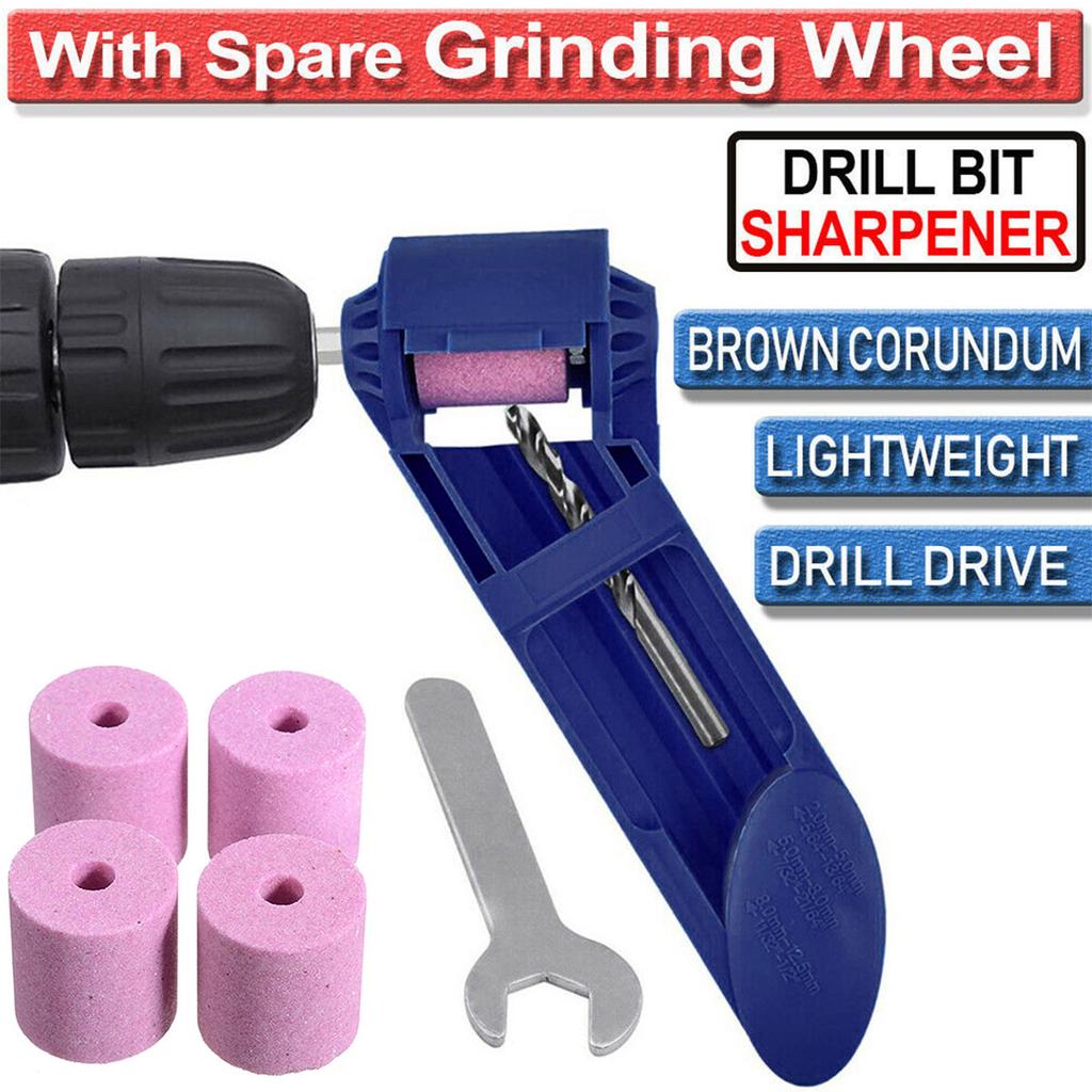 Drill Bit Sharpener with Diamond Grinding Wheel Sharpening Drill Bit Tool for Metal Iron Drill Polishing Drill Grinder Grinding