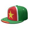 Casquette à bord plat Guadeloupe Nom Logo Personnalisé Gratuit Chapeau Hip-hop Drapeau National Pays Collège Français Impression Photo Couvre-chef
