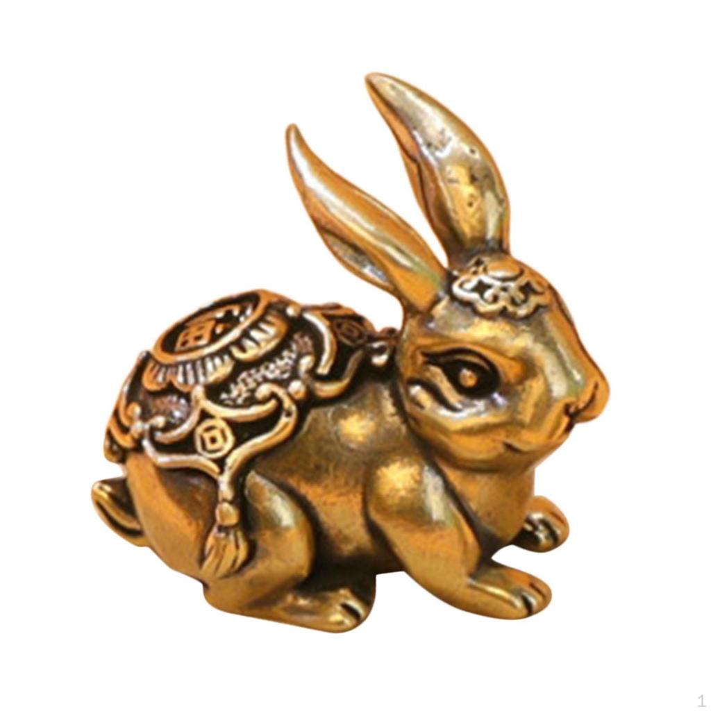 Statue, Feng Shui Decor Figurines Crafts Animal Statue Sculpture Collection for Home Desktop Cabinet