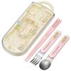 Skater Lunch Box Trio Fork Sumikko Gurashi Mole House Design Set Antibacterial Treatment Made In Japan Set Chopsticks, Spoon, - - Children's - -