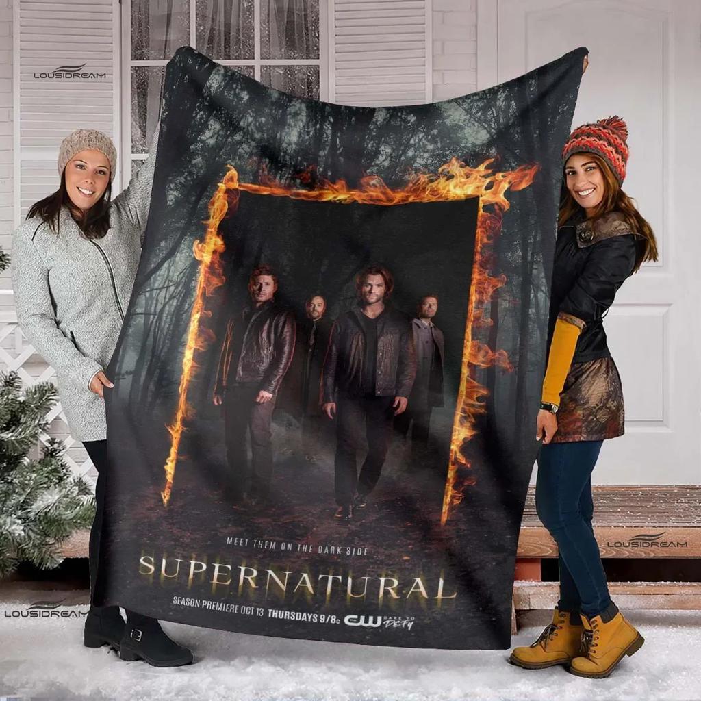 Multi-size Supernatural 3D Printing Four Seasons Blanket Sofa Cover Travel Bed Plush Blanket Lightweight Flannel Blanket