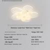 Flower LED Ceiling Lamp for Bedroom Study