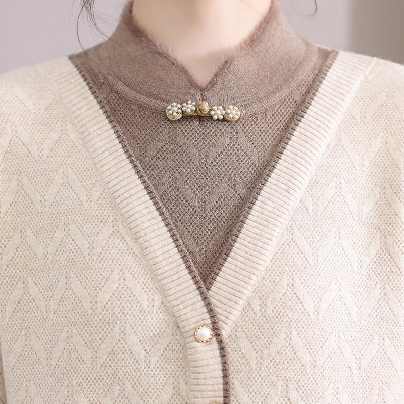 Stylish Winter Sweater for Women: New 2025 Plus-Size Velvet Knitwear for Moms